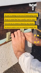 893K views · 3.8K reactions | If you're aiming to test novel beekeeping tools, keep in mind that bees usually tend to reject or even try to remove them by any means so, keep in mind to test on a small hive sample first For full videos, check these channels: @zerovarroa - YouTube @apiculturaentrevolcanes - YouTube | OneQueen.ro | Facebook