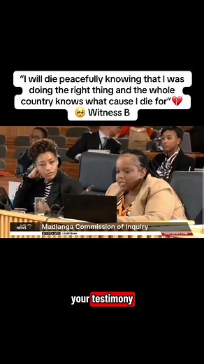 Witness B's Courage at the Madlanga Commission Inquiry