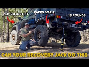 The OFF-ROAD JACK You Actually NEED | Bunker Indust Portable Hydraulic Jack Tested | Light & Compact