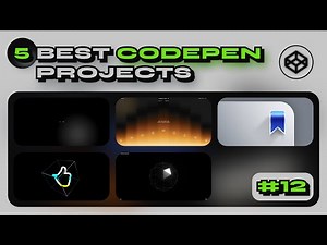 5 Best CodePen projects #12 HTML, CSS & JAVASCRIPT