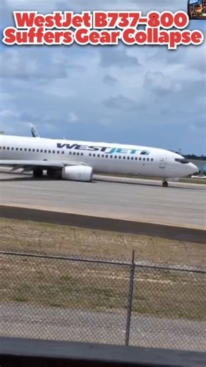 WestJet Boeing 737-800 Suffers Gear Collapse 😱 DRAMATIC LANDING: A WestJet Boeing 737's landing gear collapsed in a heart-stopping incident at St. Maarten's famous Princess Juliana Airport. The aircraft, arriving from Toronto, sustained heavy damage to its wing and engine after the harrowing touchdown on Sunday. #flight #airplane #aviation #aircraft #westjetairlines #boeing737800 #planespotting | Aviation Unlocked