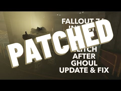 Fallout 76 Infinite EN06 Button Glitch After Ghoul Update & Fix NEW! PATCHED!