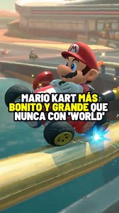 313K views · 7K reactions | Mario Kart MÁS BONITO y GRANDE que nunca con World 朗️  #mariokartworld #mariokart #nintendo #nintendoswitch2 #nintendoswitch #gamingentiktok #videojuegos #mariokart8deluxe #supermario | 3DJuegos | Facebook