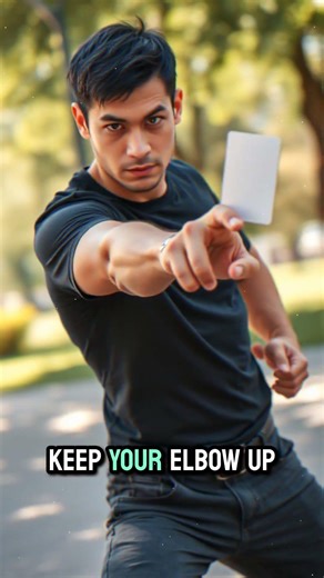 Card throwing technique that actually works #shorts