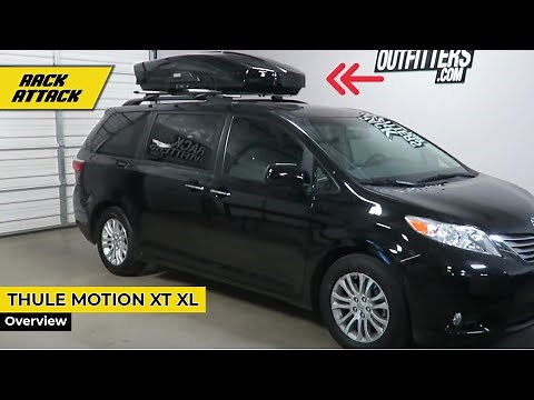 2015-2018+ Toyota Sienna with Thule Motion XT XL Roof Top Cargo Box