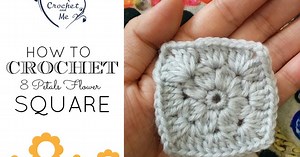 お花のグラニースクエアの編み方と解説動画