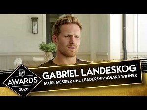 Gabriel Landeskog on winning the Mark Messier NHL Leadership Award
