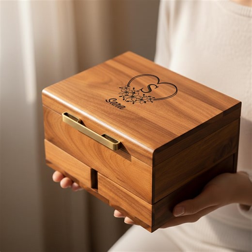 Personalized 8 Watch Box for Men and Women Engraved Wooden Jewelry Display Organizer His Hers Watch Case Anniversary Gift for Wife Husband - Etsy