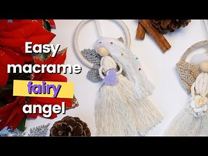 Macrame angel doll | How to make macrame angel
