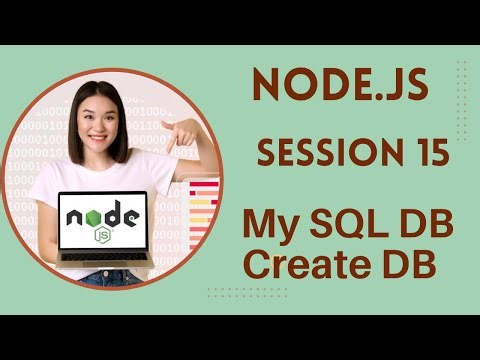 دبلومة node.js || المحاضرة 15 || Create MySQL DataBase And Table