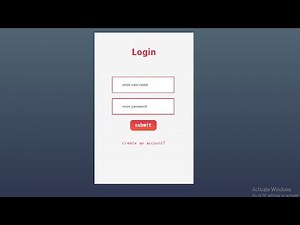 How To design a login page in HTML Web Page Using Notepad | simple code | Uishaper