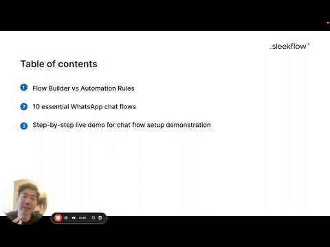 10 Must-Have WhatsApp Automated Flows with SleekFlow 2.0 | Flow Builder