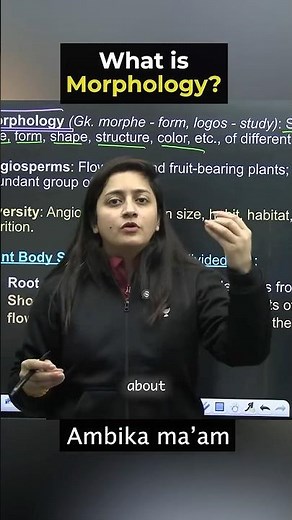 Meaning of Morphology Explained by Ambika Mam