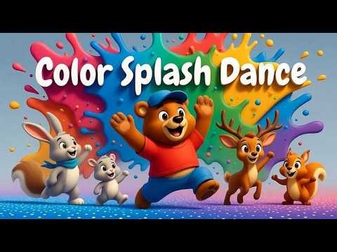 Fun Preschool Dance Music | Color Splash Dance for Kids