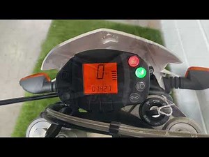 2008 Beta Alp 200 walkaround and demonstration of how it converts to a trials bike.