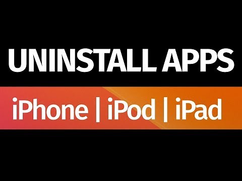 How to Uninstall Apps on iPhone iPad iPod