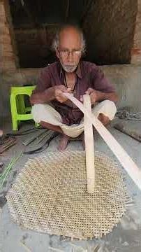 Skill meets hard work! Watch an elderly craftsman make a traditional sieve.✨