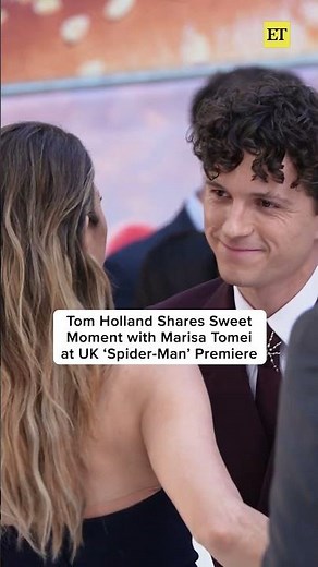 Tom Holland Shares Sweet Moment with Marisa Tomei at U.K. ‘Spider-Man’ Premiere