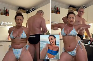 Influencer who ‘lives in bikinis’ responds to backlash over ‘disturbing’ video with stepdad