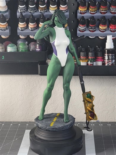 She-hulk — 1:6 Scale Hand-painted Statue | Marvel Comics - Etsy