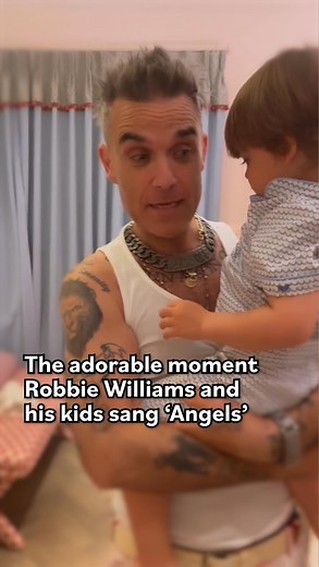 This is just too cute! 🥰 @robbiewilliams #RobbieWilliams #robbiewilliamsfans #angels #robbiewilliamsangels #robbiewilliamslive | Smooth Radio
