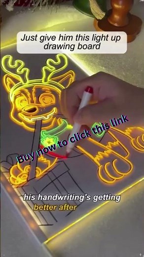 LED Glow Drawing Board – Fun, Creative & Mess-Free Light Art for Kids!