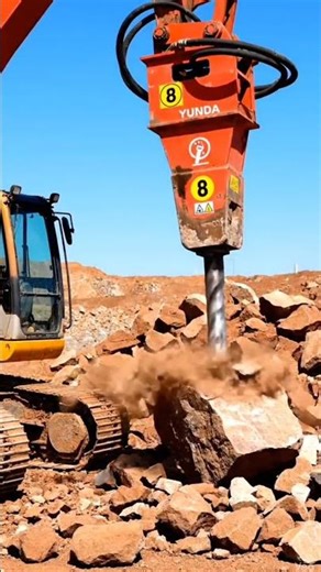 Real Power Machines Breaking Everything | Quarry & Road Work