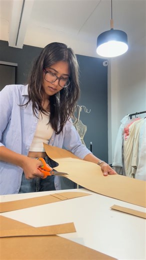 Shreya Mutha on Instagram: "pattern making classes be like: 😵‍💫😵‍💫 . . . [pattern making, fashion design, fashion student, fyp, trending, design life] . . . #reelsinstagram #fyp #dailyreels #foryoupage #fashionstudents #fashiondesign #patternmaking #indiacreators"