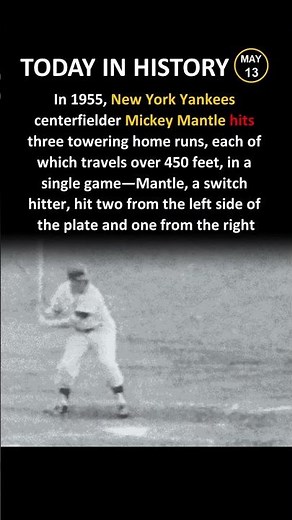 How Did Mickey Mantle Crush THREE 450-Foot Home Runs? ⚾