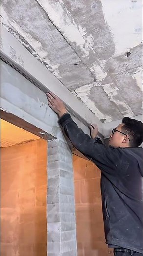 Ceiling LED Strip Lighting Installation #usashorts