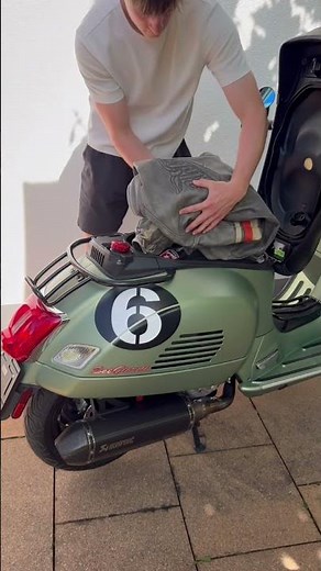 Seat latch extension for Vespa GTS/GTV
