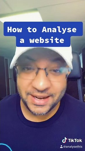 How to Analyse a Website