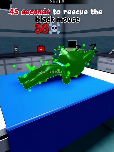 45 seconds to rescue the black mouse in #animalhospital #roblox