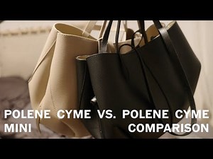 POLENE CYME VS. POLENE CYME MINI COMPARISON (Honest Review after 6 month, what fits inside)