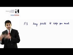 LSBF ACCA F3: Financial Accounting, Key Facts for Balance at Bank