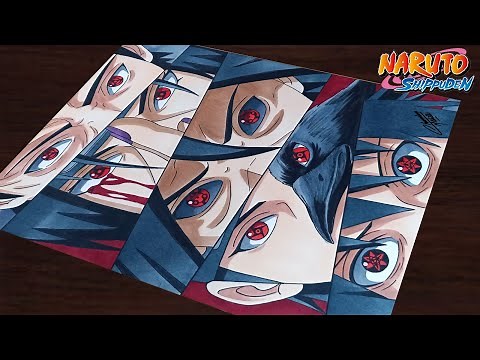 How to Draw"Obito, Itachi, Madara, Shisui,Sasuke(Sharingan)"step by step(Tutorial)||Naruto-Shippuden