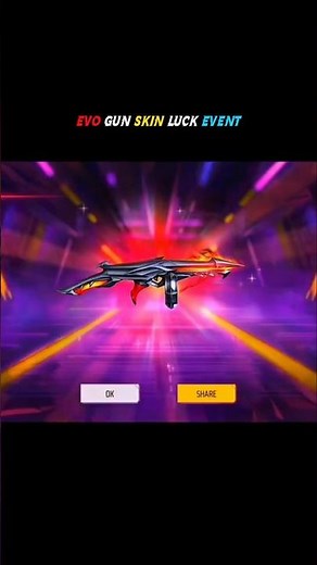 FREE FIRE GAME 😍 EVO GUN SKIN LUCK EVENT ❤️‍🔥 SPIN TRICKS VIDEO