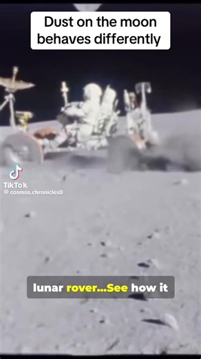 Almost as if there’s only gravity acting on it and no air. Like in a vacuum #moon #space #apollo #proof #science