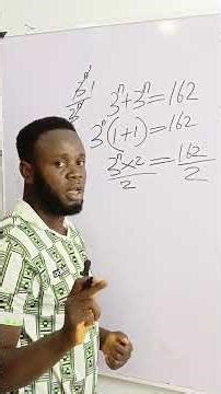 Beautiful exponential equation