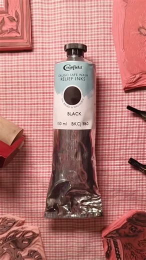 Above Ground Art Supplies on Instagram: "For printmakers looking for an artist-quality, non-toxic ink, look no further than Cranfield Caligo Safe Wash Relief Ink 🖤⁠ ⁠ Oil-based yet washable with liquid soap and cold water, it’s a favourite for a reason.⁠ ⁠ We absolutely love seeing Mikayla’s process behind this adorable rat print.⁠ ⁠ @overgrown_illustrations⁠ This was one of my first block printing projects. It was also my first time using @cranfieldcolours ink. I was an immediate fan of this i