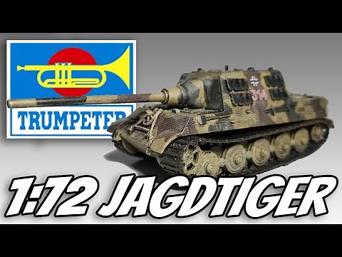 Trumpeter 1/72 Jagdtiger full Build and Kit Review