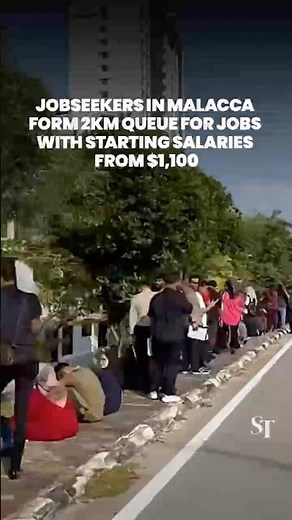 Jobseekers form 2km queue for semiconductor jobs with starting salaries from $1,100 in Malacca