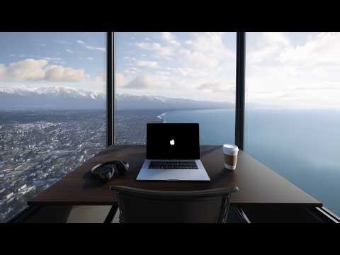 Today’s Workspace:Oceanfront | Deep Focus Music for Work | Calm Focus for Productivity