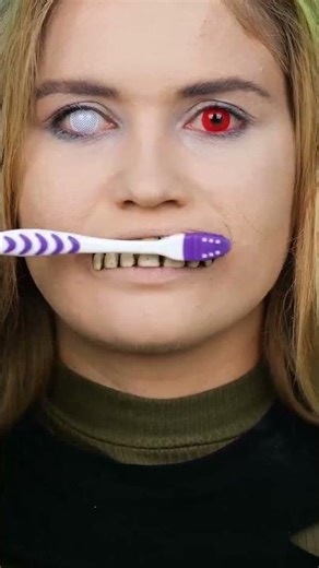 From Sweet to Scary: The Ultimate Zombie Makeover! 👧➡️🧟‍♀️ #Transformation #Funny #DIY