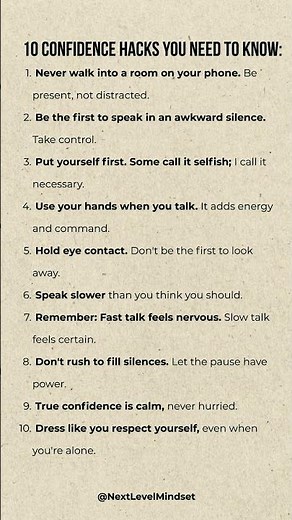 9 Confidence Hacks You Need to Know
