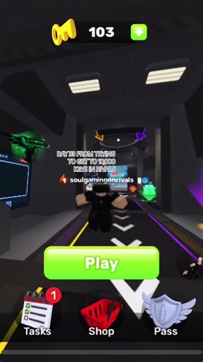 DAY 33 FROM TRYING TO GET TO 10,000 KEYS IN RIVALS #rivalsgameplay #roblox #games