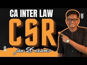 CSR - CA Inter Law - Jan 26 Exams - S.135