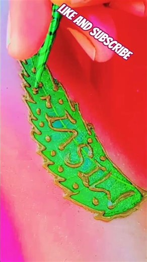 MISVI✨💞 trending name mehndi tattoo design leaf🍃newstylish with mehnditattoo #viralvideo#viralshorts