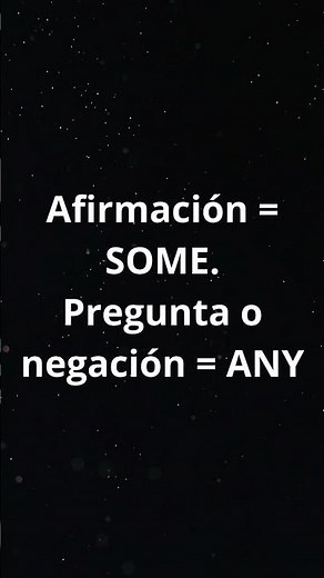¿Cuándo usar SOME y ANY?
