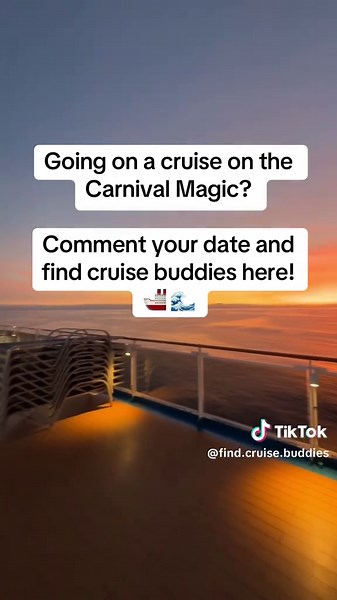 Find Your Carnival Magic Cruise Friends Here